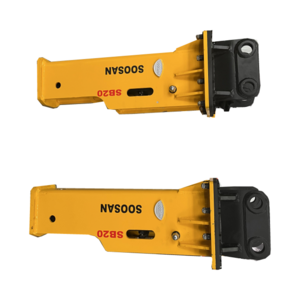 Safe Construction  Equipment  Hydraulic Breakers SOOSAN  SB 20 BOX Type With Chisel 140mm For Excavator 3 to 26 Tons