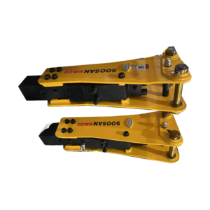 Safe Construction  Equipment  Hydraulic Breakers SOOSAN  SB 20 TOP Type With Chisel 140mm For Excavator 3 to 26 Tons