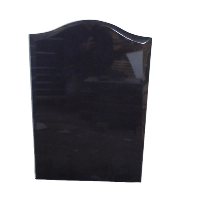 2022 Hot Selling China Headstone Black Granite Grave Stone Cemetery Tombstones and Monuments Gravestone with Factory Price