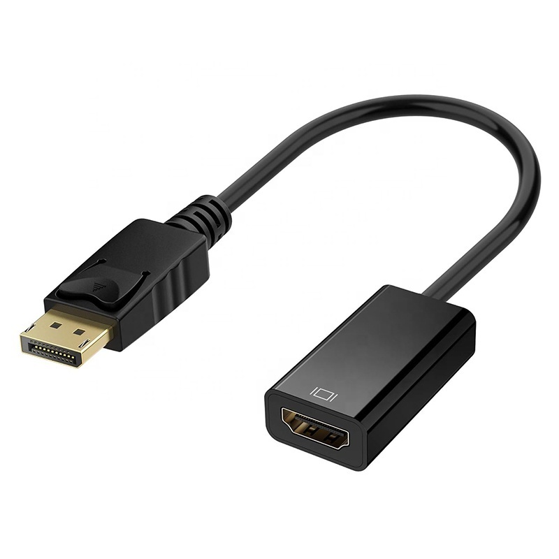 DP Male To HDMI Female Adapter Cable 1080P Displayport Display Port To HDMI HDTV Video Cable Adapter Converter 20CM