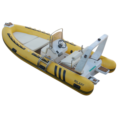 CE certificated Rilaxy 16ft 4.8m RIB 480 boat, Double layer GRP hull Rigid Inflatable Boat with ORCA hypalon tube