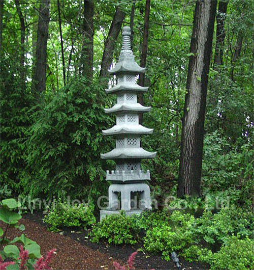 Wholesale China Outdoor Decorative Granite Stone Japanese Garden Lantern