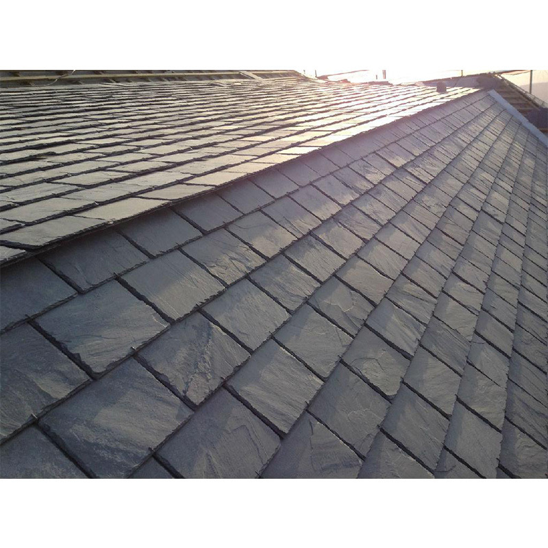 Natural slate tile villa roof waterproof European castle retro tile antique shale tile floor insulation brick