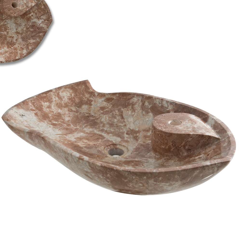 Bali Red Marble Stone Sinks - Marble Wash Basins Sinks