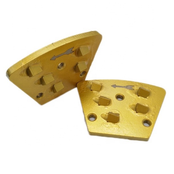 5 Reversed PCD Scraper, Concrete Epoxy Removal Trapezoid PCD Pad