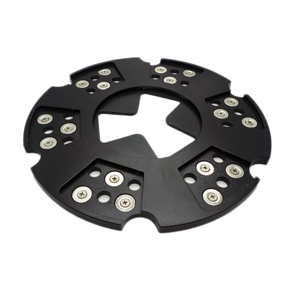 Metal magnetic diamond grinding plate for CONCRETE GRINDER 250MM