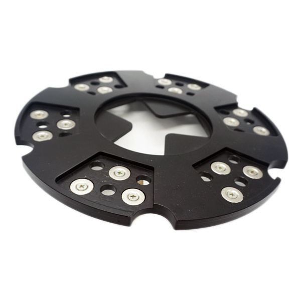 Metal magnetic diamond grinding plate for CONCRETE GRINDER 250MM