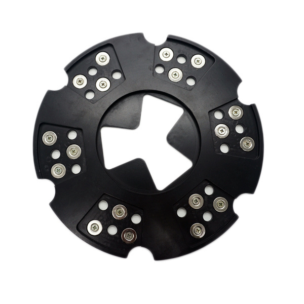 Metal magnetic diamond grinding plate for CONCRETE GRINDER 250MM