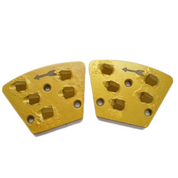 5 Reversed PCD Scraper, Concrete Epoxy Removal Trapezoid PCD Pad