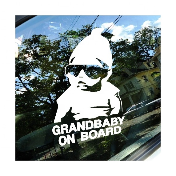 Printing Outdoor Waterproof PVC Safety Sign Caution Baby on Board Sticker,baby in Car Decal Stickers Plastic Customized 3years