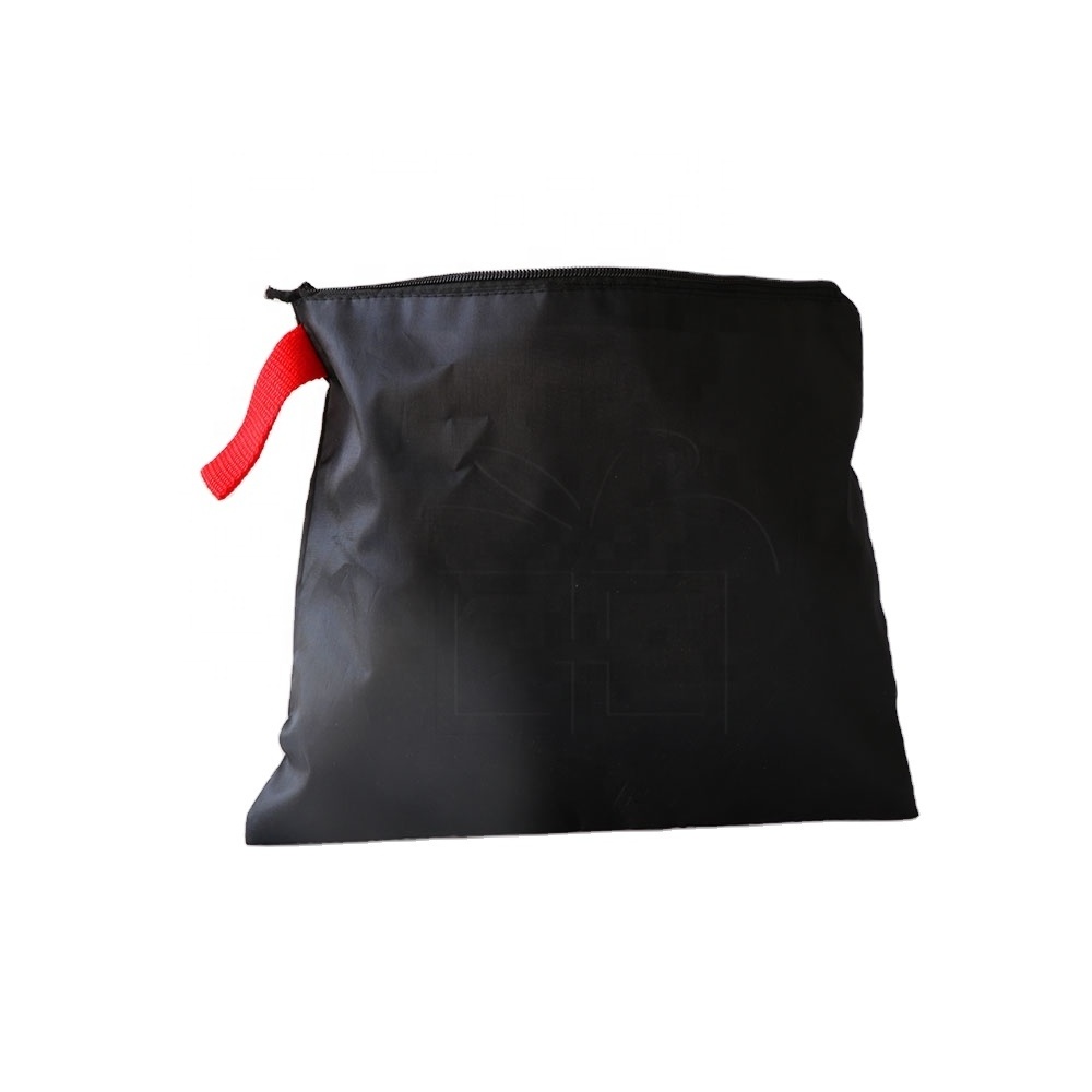 Custom Small Nylon Drawstring Mesh Video Bag With Zipper