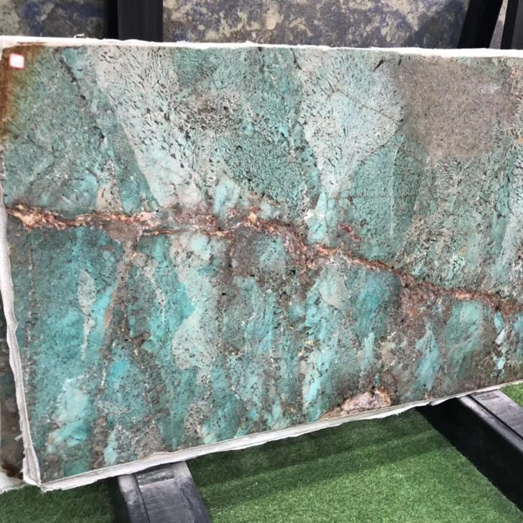 Amazonite turquoise granite green color for slabs and tiles