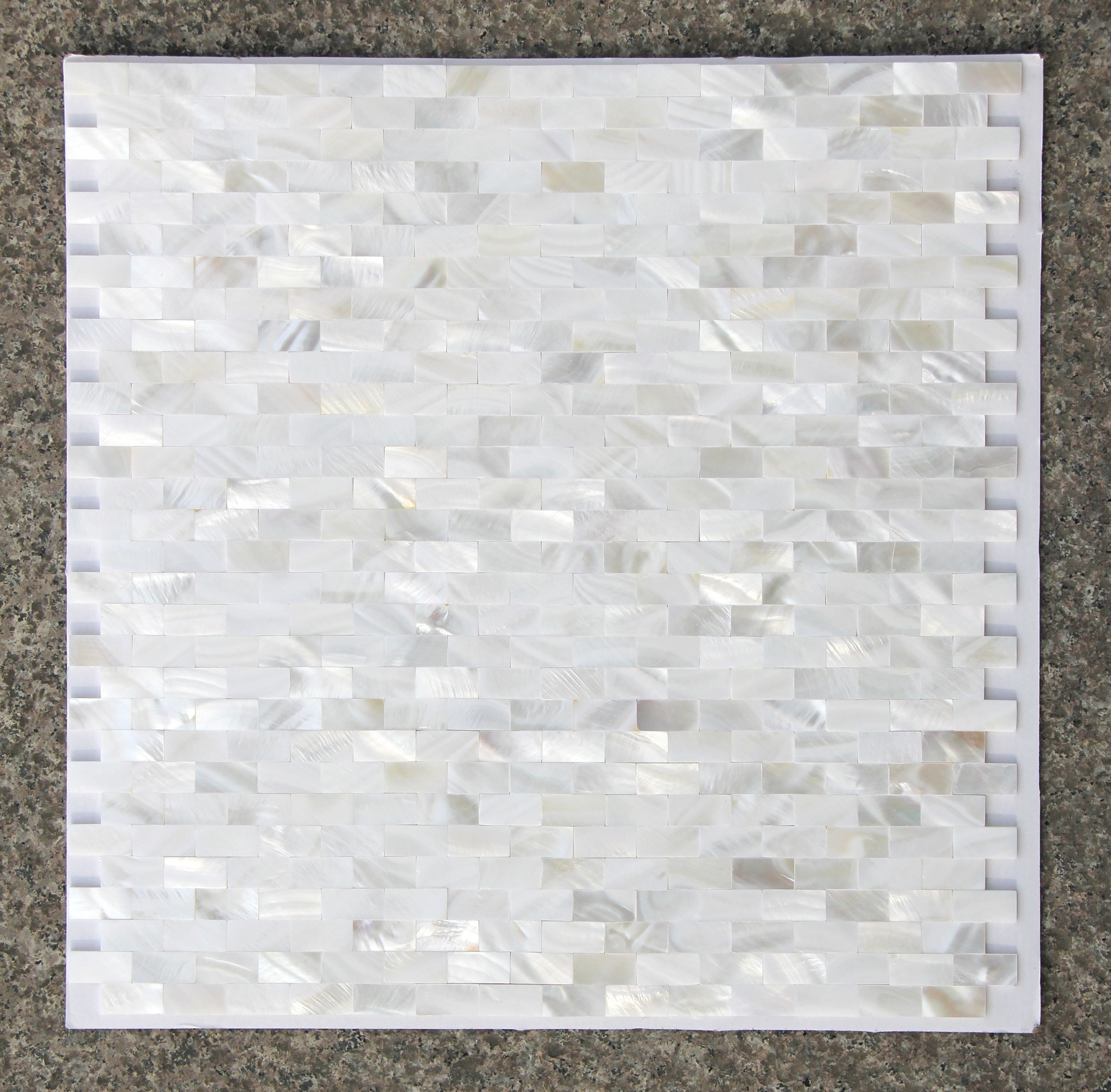 art 3d self adhesive peel and stick mother of pearl backsplash shell mosaic tile