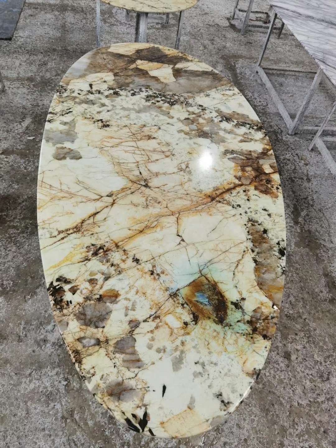 Brazil Natural White Slab Patagonia Granite Quartzite In Countertops Vanity Tops And Table Tops