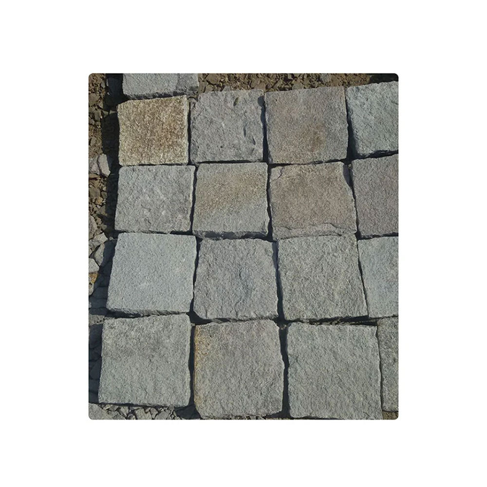 Best Quality 100% Natural Parking Driveway Use Stone Yellow Brown Mix Cobble Stone