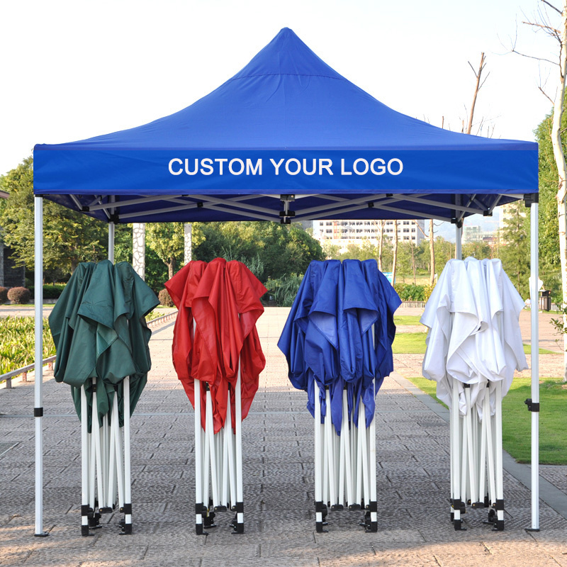 Custom Big Outdoor Branded 50mm Commercial Trade Show Folding Big Tent,pop up gazebo 20 x 10 3x6 10x20 10 X 20 Canopy Tent