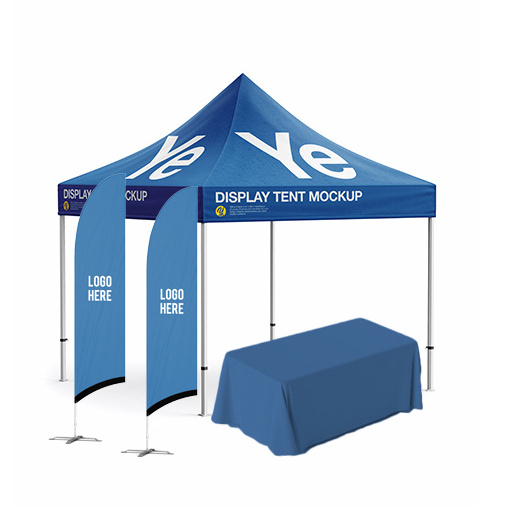 Custom Big Outdoor Branded 50mm Commercial Trade Show Folding Big Tent,pop up gazebo 20 x 10 3x6 10x20 10 X 20 Canopy Tent