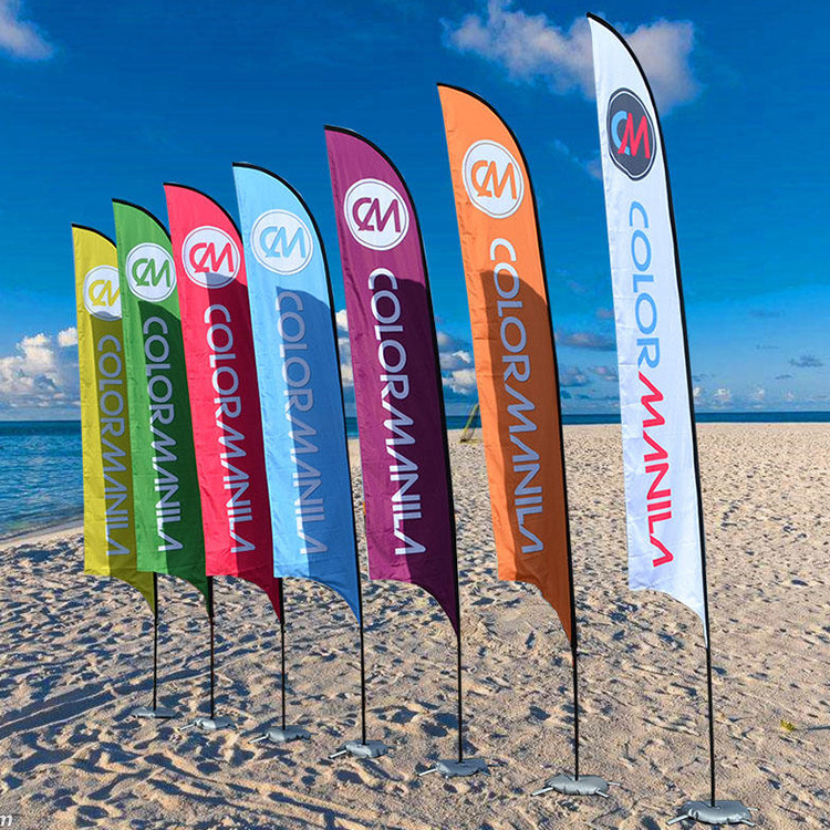 Supplier Hot Sale Banner Printed Outdoor Feather Beach Flag Pole Banner Stand,beach flags for sale,Flag Banner Feather