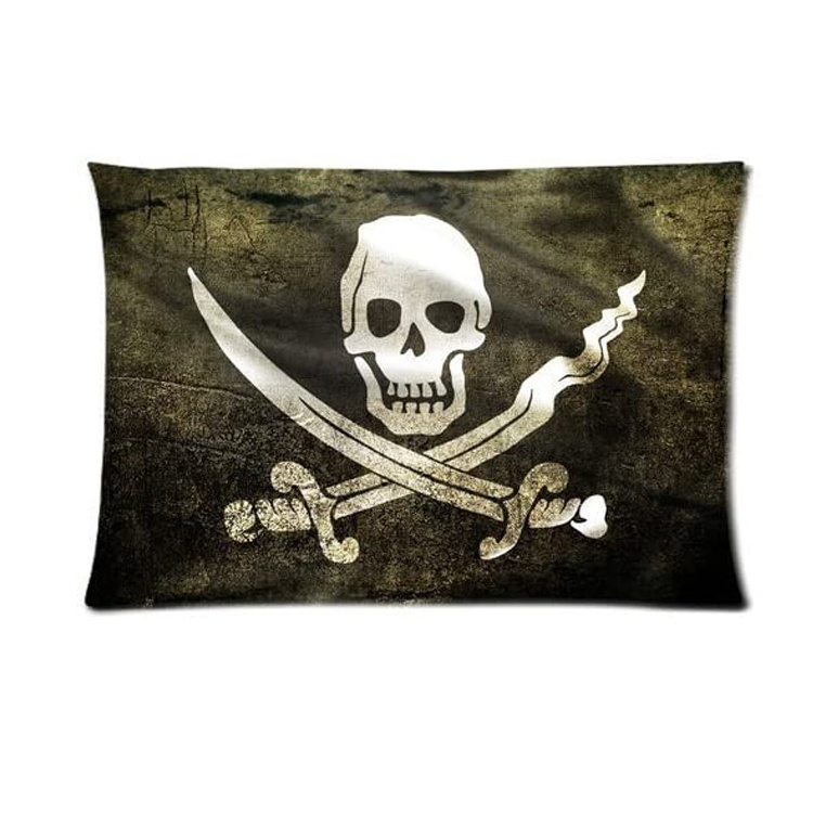 Wholesale 100% Polyester Waterproof 3x5ft Stock Black Pirate Flag For sale,custom flag double sided,pirate boat flag