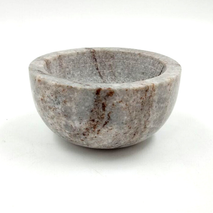 Factory price Customized logo Shaving Soap Stone Houseware Bowls Natural Granite Stone Cream Bowl