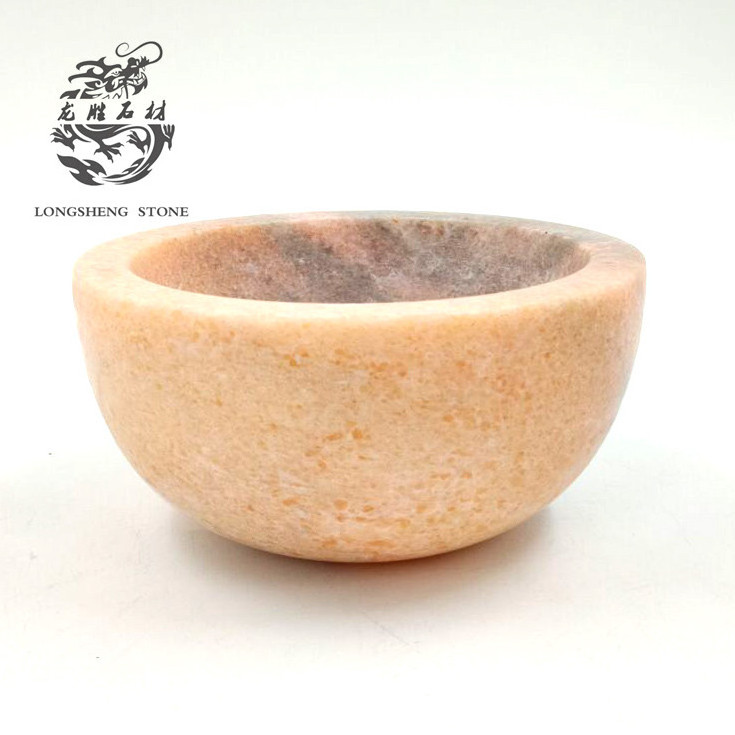 Factory price Customized logo Shaving Soap Stone Houseware Bowls Natural Granite Stone Cream Bowl