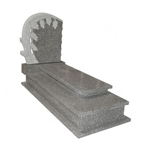 G664 granite large grave tree stone tombstone headstone and cover