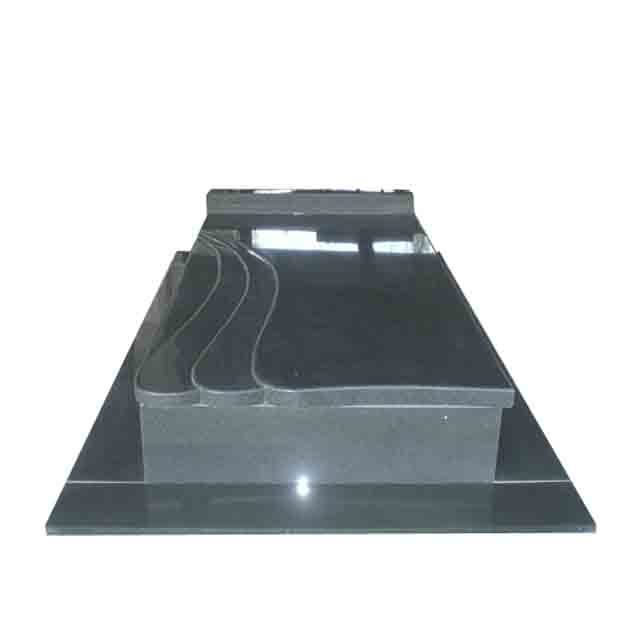 Cheap Small Size zimbabwe Black Granite Open Book Shape Grave Headstone Monument Tombstone