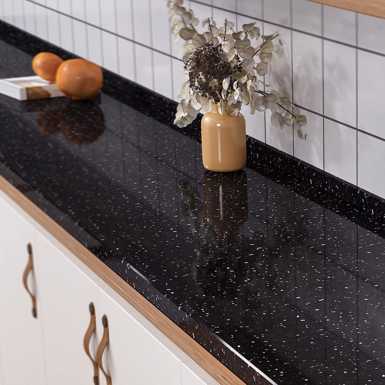 Natural Stone Black Gold Granite Black Galaxy Granite Tiles Slabs Nero  Galaxy Granite