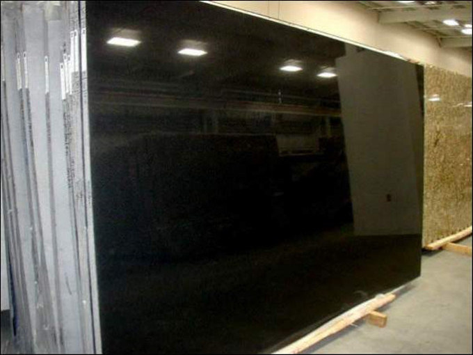 Absolute Black  Granite Slabs  for flooring kitchen top counter top tabletop decorative interior