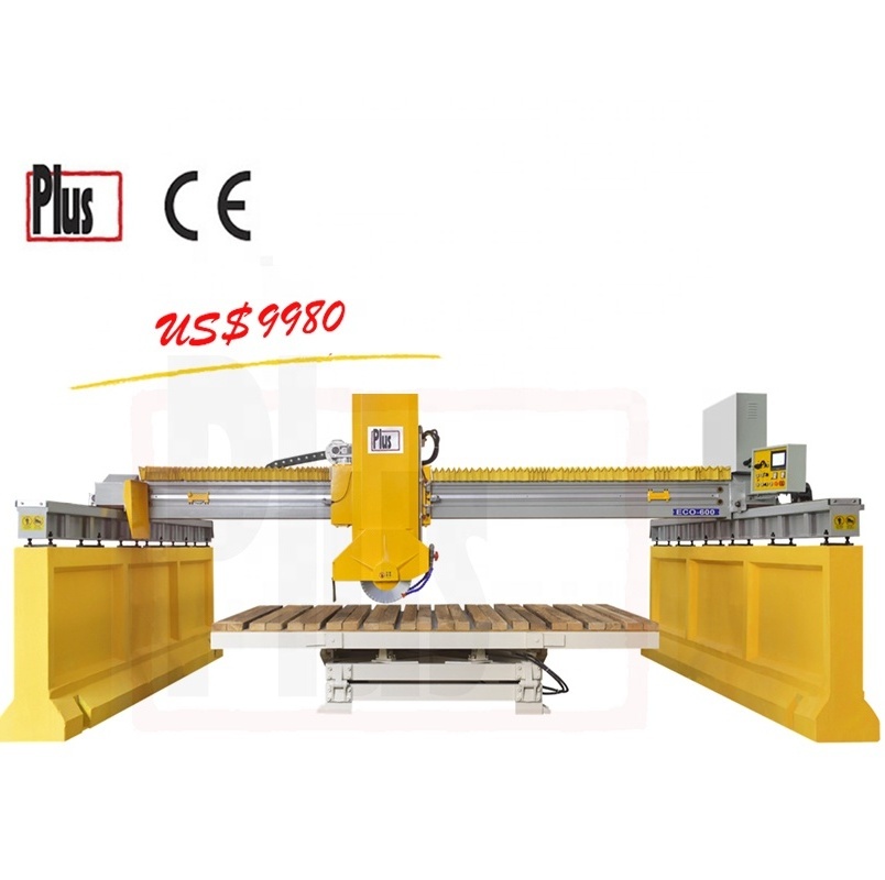 ECO 600 automatic  stone marble granite porcelain ceramic bridge saw cutting machine for sale