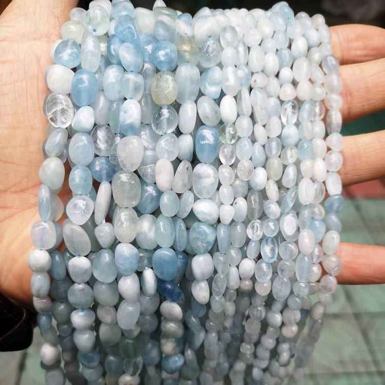 6-8mm 8-10mm Irregular Freeform Semi Precious Natural Crystal Quartz Agate Jasper Nugget Beads Potato Beads for Jewelry Making