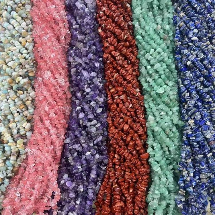 5*8mm Natural Irregular Freeform Semi Precious Stone Chips Gravel Gemstone Loose Beads For Jewelry Making