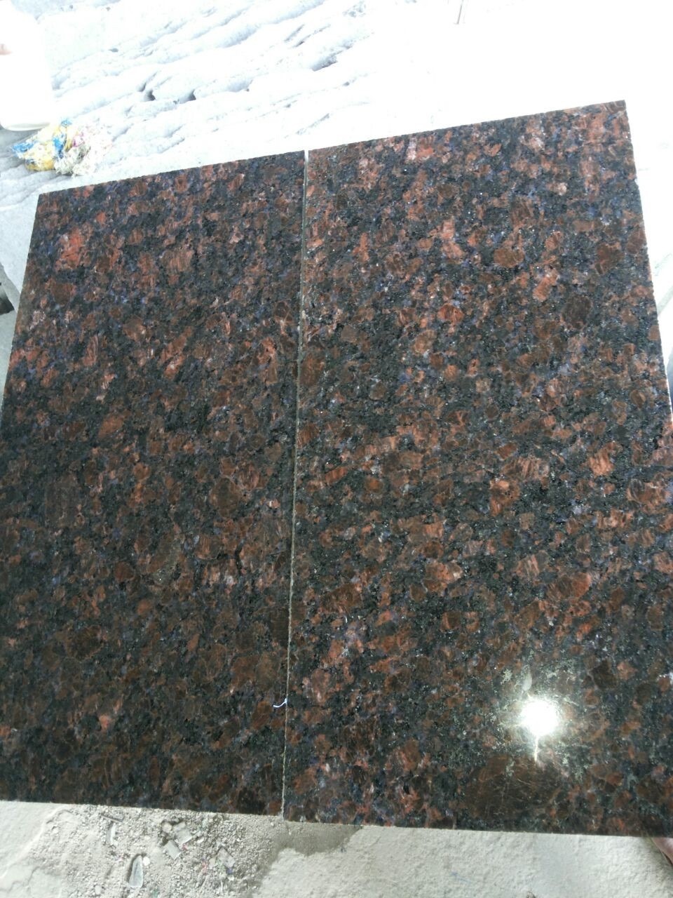 Top Sell 2023 Tan Brown Granite with Customized Size and Antique Polished Granite For Floor Decoration Uses By Exporters