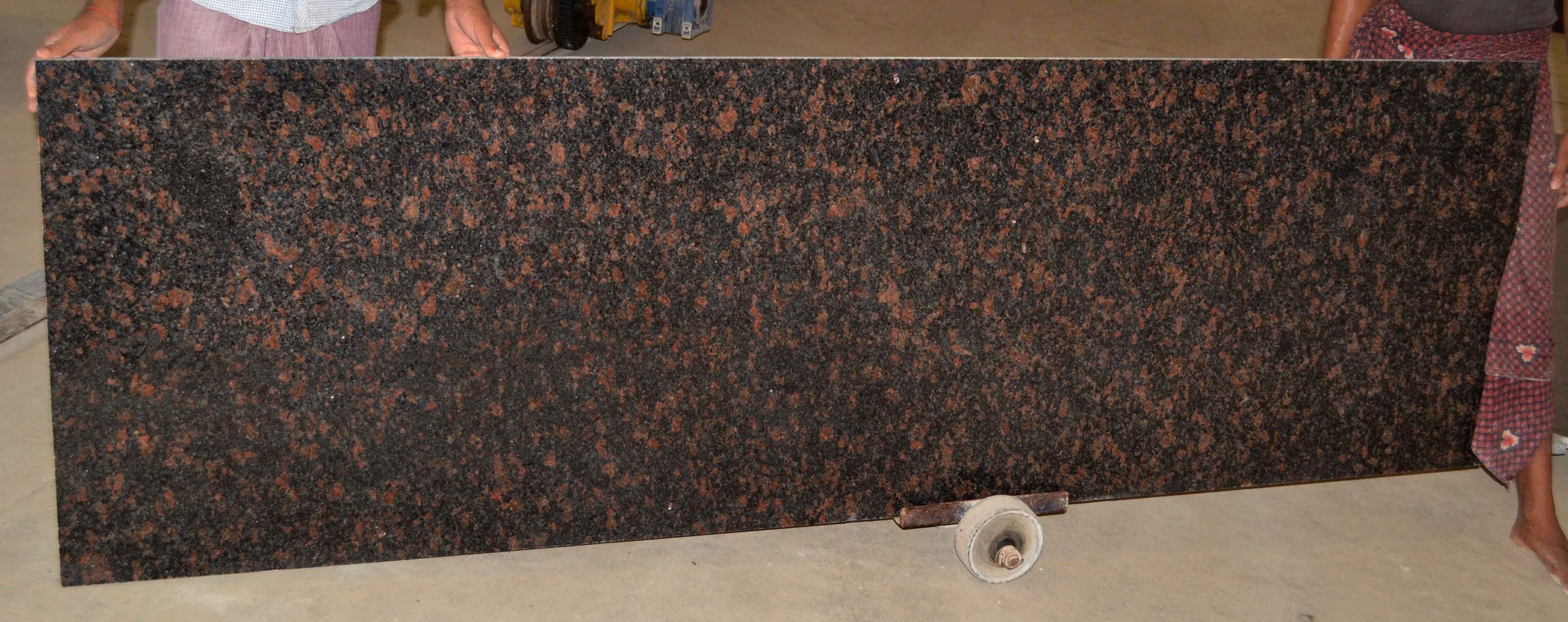 Top Sell 2023 Tan Brown Granite with Customized Size and Antique Polished Granite For Floor Decoration Uses By Exporters