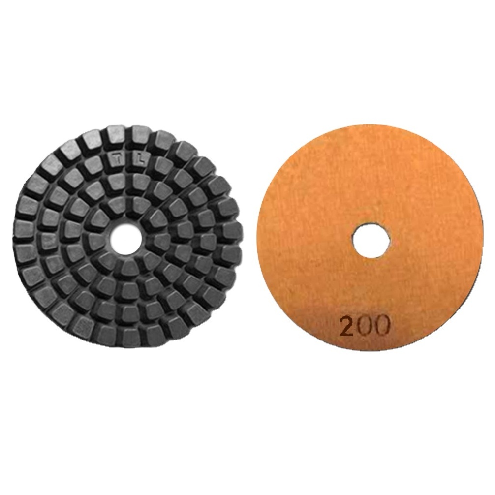 4 Inch 8mm Resin Granite Marble Concrete Epoxy Floor Restoration Polishing Grinding pad