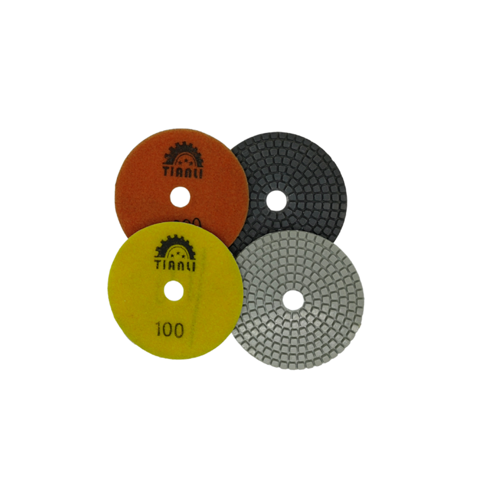 OEM support wet or dry used flexible diamond polishing pad grinding tools for marble granite