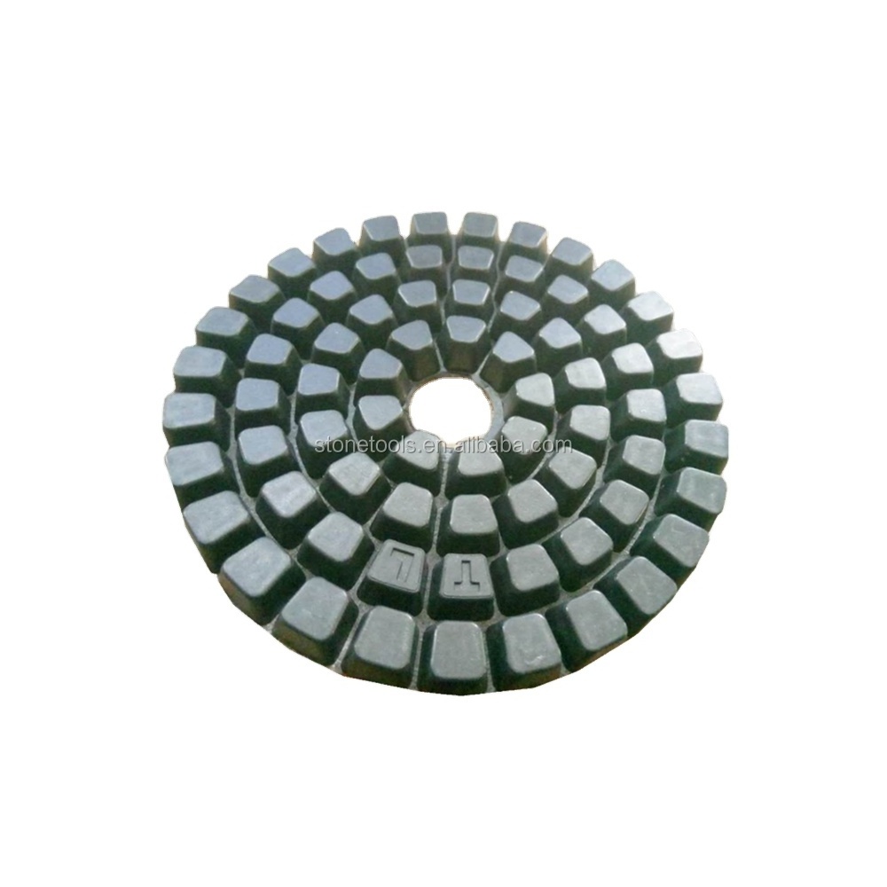 4 Inch 8mm Resin Granite Marble Concrete Epoxy Floor Restoration Polishing Grinding pad