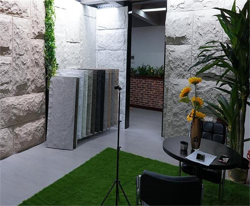 Customized PU Stone Mushroom Face Stone Cladding Exterior Polyurethane Artificial Stone Wall Panel