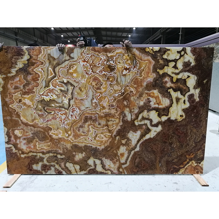 Tiger Onyx Cross Cut Stone Decorative Interior Pvc Onyx Shower Wall Panel Prices