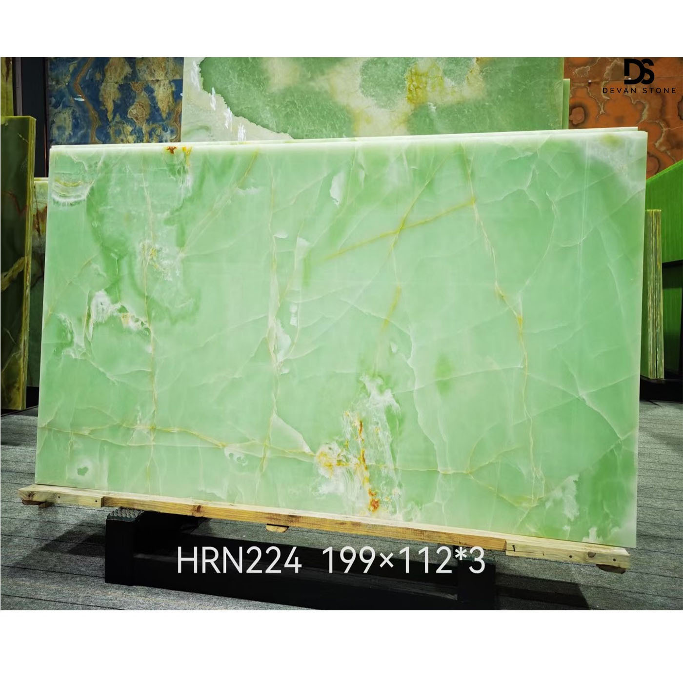 Translucent Light Green Onyx Pakistan Iran Green Onyx Marble Stone Slab Red Vein Marmor Onyx Marble