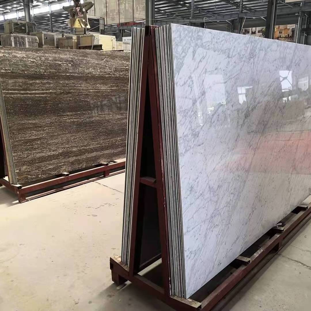 Aluminum plastic Stone thin panel Black Marble Composite Panels natural stone veneers cladding