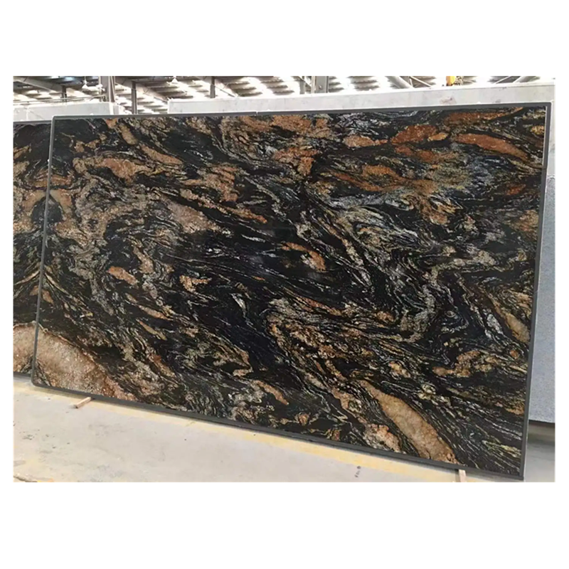 Promise Titanium Granite Tile Modern Design Black Gold Granite for Kitchen and Hotel Countertop Polished Finish