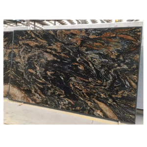 Promise Titanium Granite Tile Modern Design Black Gold Granite for Kitchen and Hotel Countertop Polished Finish