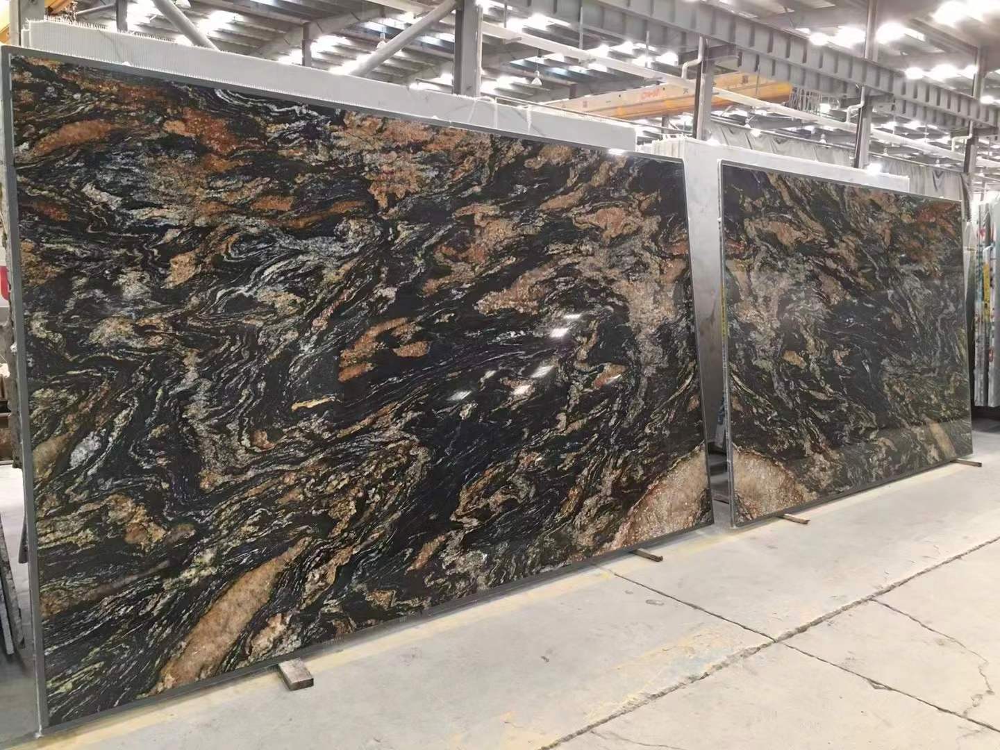 Promise Titanium Granite Tile Modern Design Black Gold Granite for Kitchen and Hotel Countertop Polished Finish