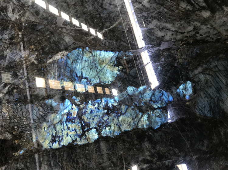 Labradorite Blue Green Polish Granite Slab Labradorite Blue Granite tiles