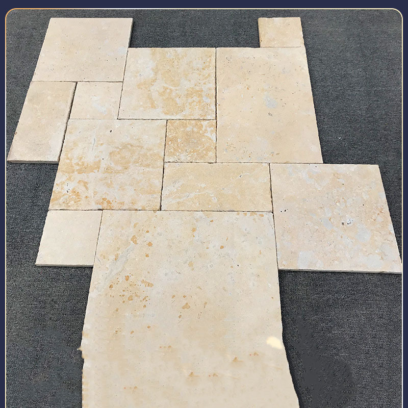 Natural Limestone Pavers Cheap Price Step Stone Limestone Tiles Floor Paving Swimming Pool Side Stone