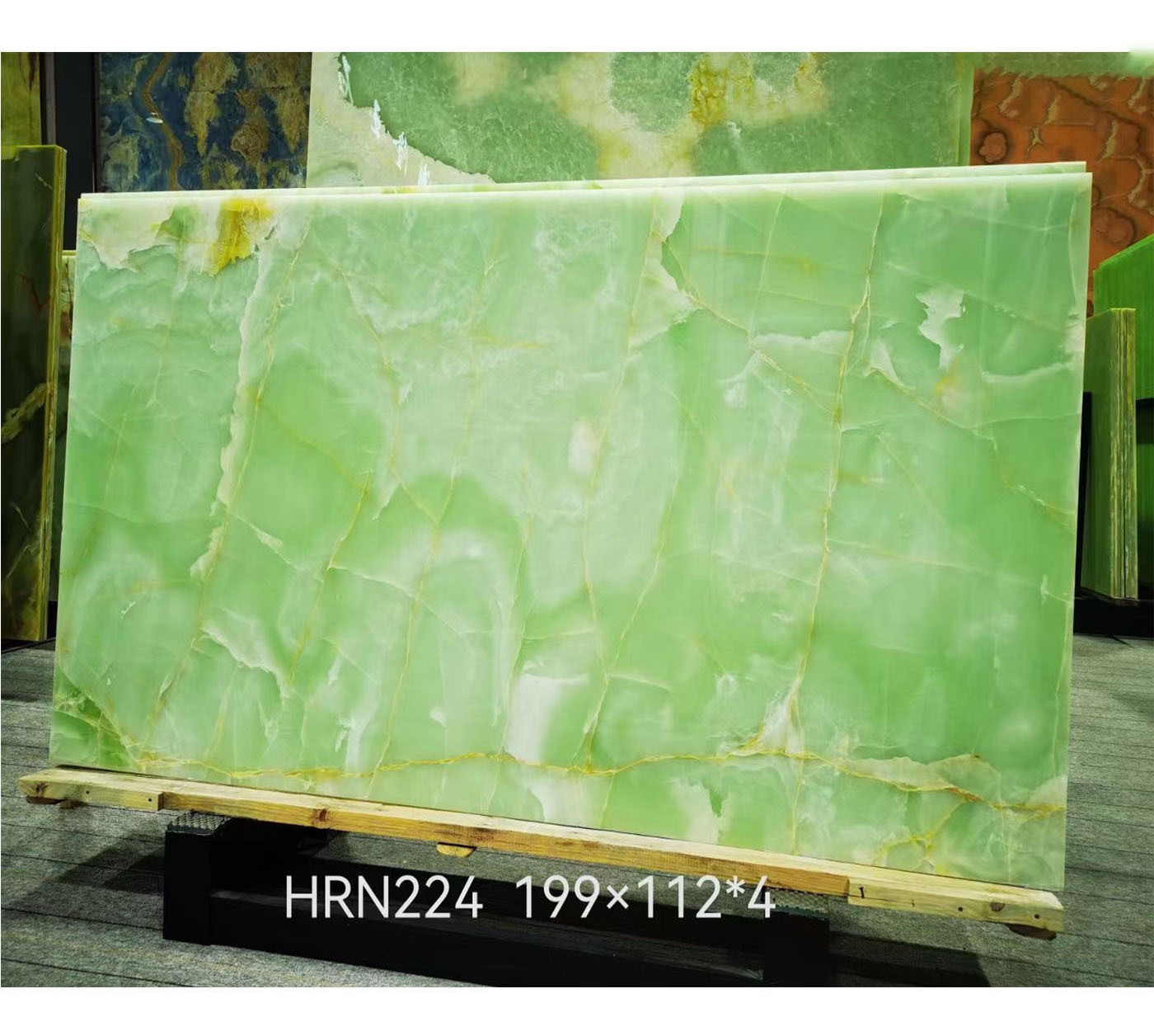 Translucent Light Green Onyx Pakistan Iran Green Onyx Marble Stone Slab Red Vein Marmor Onyx Marble