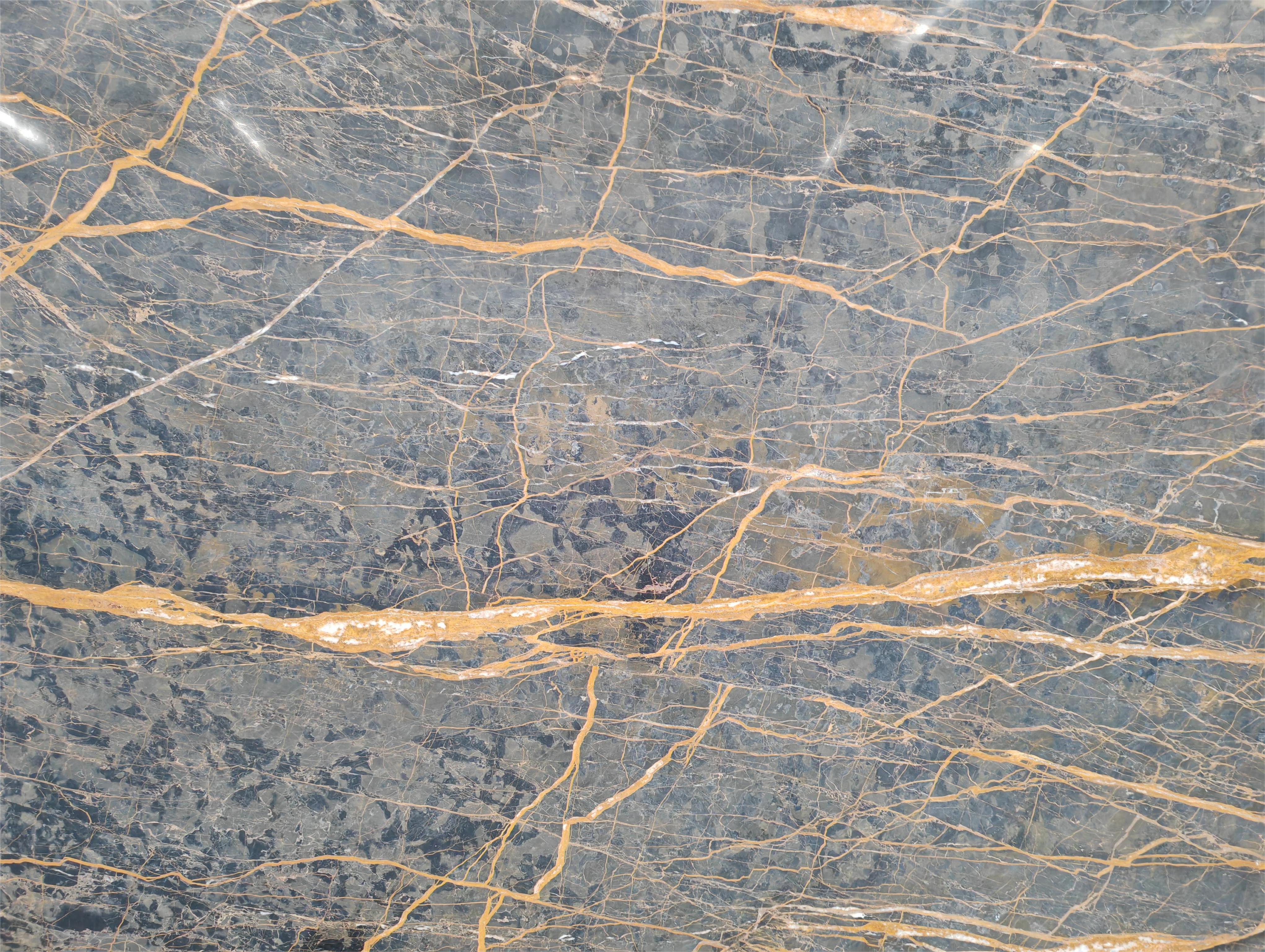 Natural Stone Marble Tile Black White and Gold Color Black Golden Marble Tile and Slab for Floor and Wall Decoration