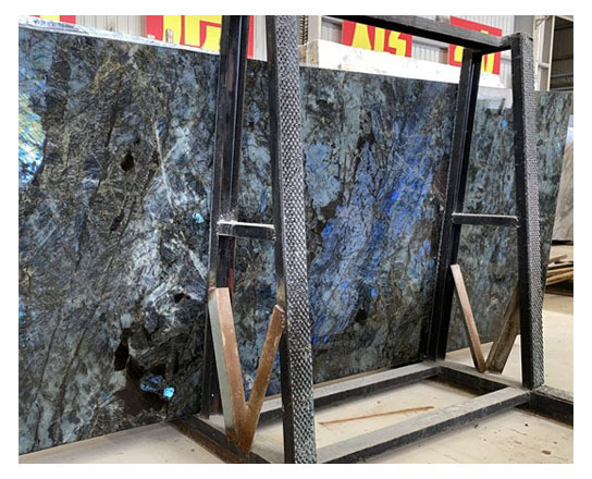 Labradorite Blue Green Polish Granite Slab Labradorite Blue Granite tiles