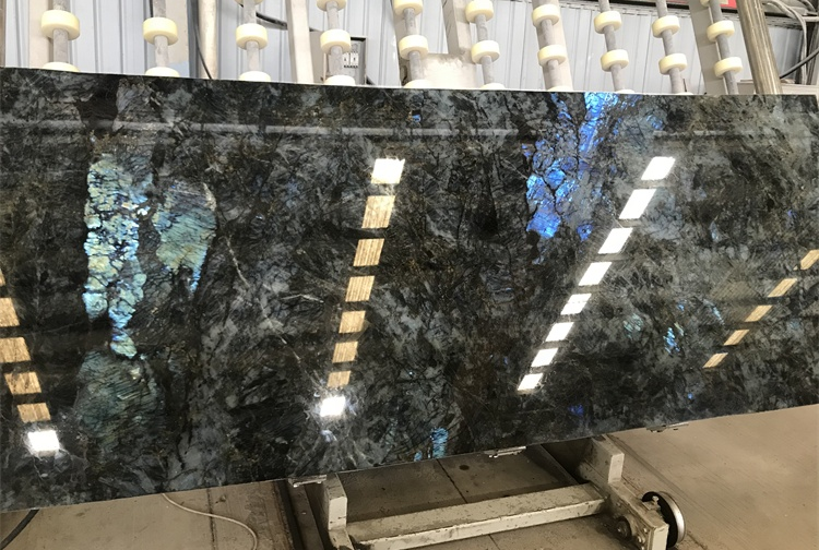 Labradorite Blue Green Polish Granite Slab Labradorite Blue Granite tiles